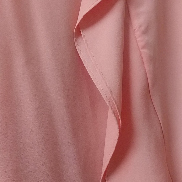 Coral Ruffle Dress Top - Picture 5 of 8